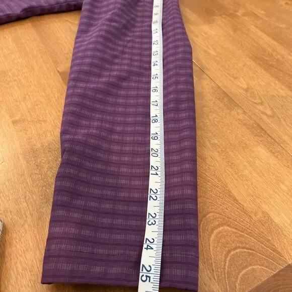 Tri Mountain Lightweight Jacket Women's Size Large Purple Gray Plaid EUC - Picture 5 of 11